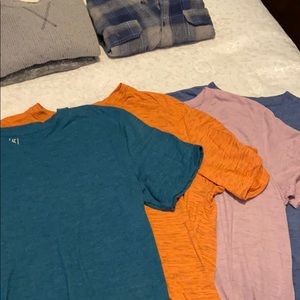 Men’s v-neck shirt sleeve shirts George